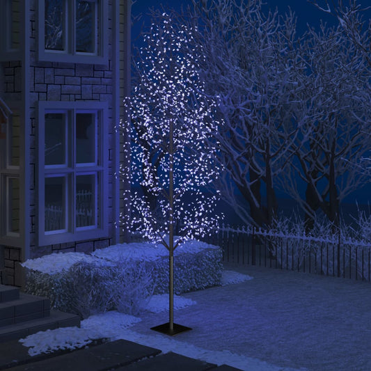 Joulukuusi 1 200 sinistä LED-valoa kirsikankukka 400 cm - Harrastajankoti.fi