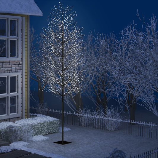 Joulukuusi 2 000 kylmän valkoista LED-valoa kirsikankukka 500cm - Harrastajankoti.fi