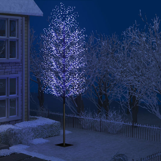 Joulukuusi 2 000 sinistä LED-valoa kirsikankukka 500 cm - Harrastajankoti.fi