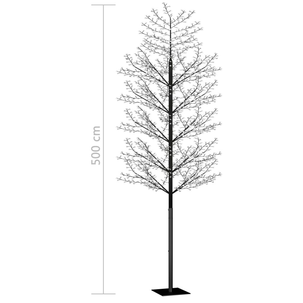 Joulukuusi 2 000 sinistä LED-valoa kirsikankukka 500 cm - Harrastajankoti.fi