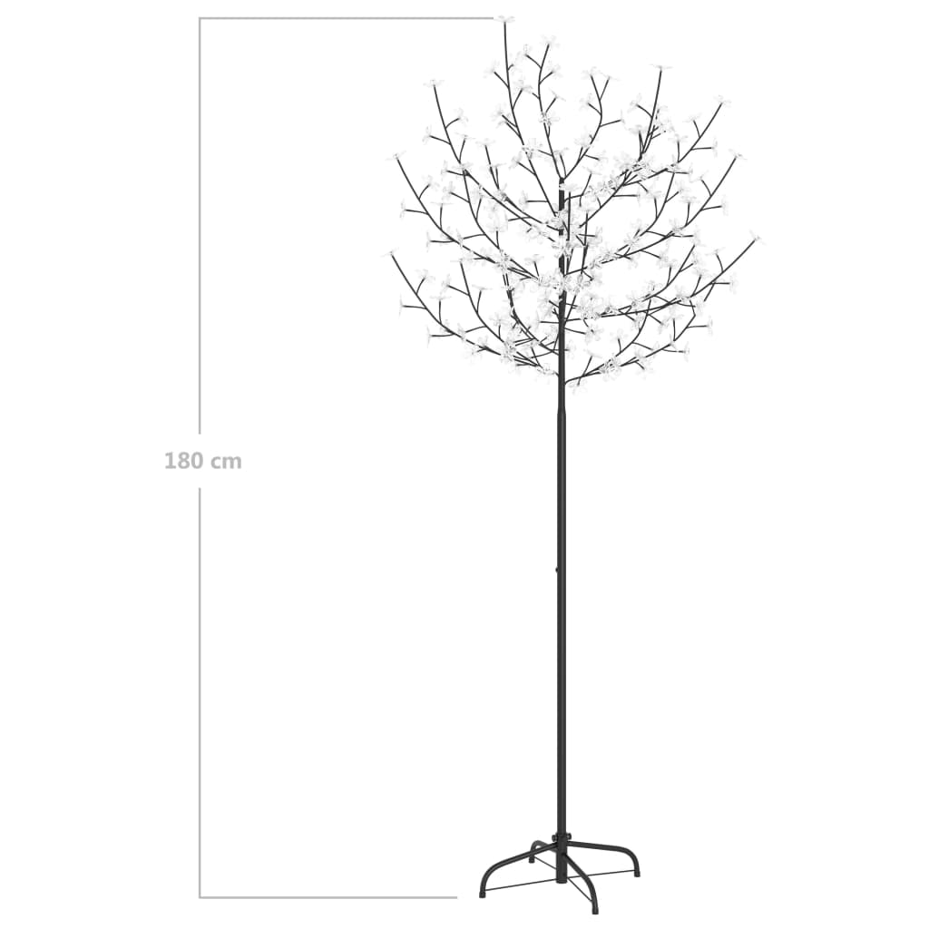 Joulukuusi 200 kylmän valkoista LED-valoa kirsikankukka 180 cm - Harrastajankoti.fi