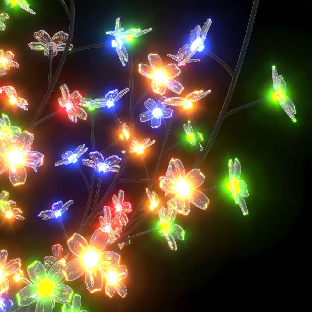 Joulukuusi 600 värikästä LED-valoa kirsikankukka 300 cm - Harrastajankoti.fi