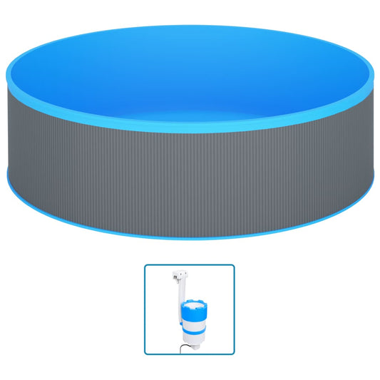 Kahluuallas ripustettava pintakaivo ja pumppu 350x90 cm harmaa - Harrastajankoti.fi