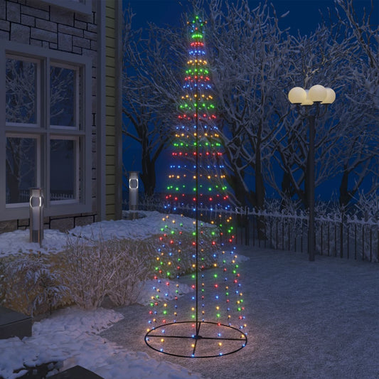 Kartio joulukuusi 330 moniväristä LED-valoa 100x300 cm - Harrastajankoti.fi