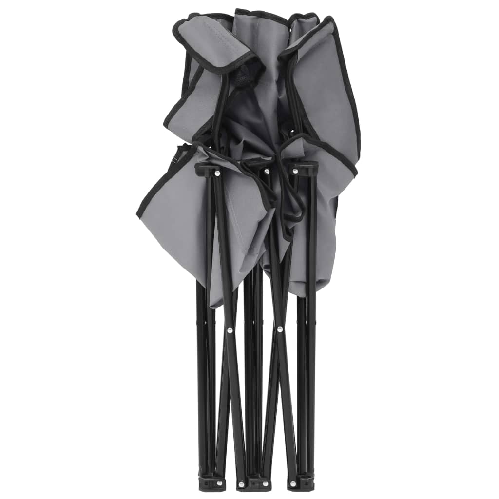 2-istuttava kokoontaitettava retkituoli teräs ja kangas harmaa - Harrastajankoti.fi