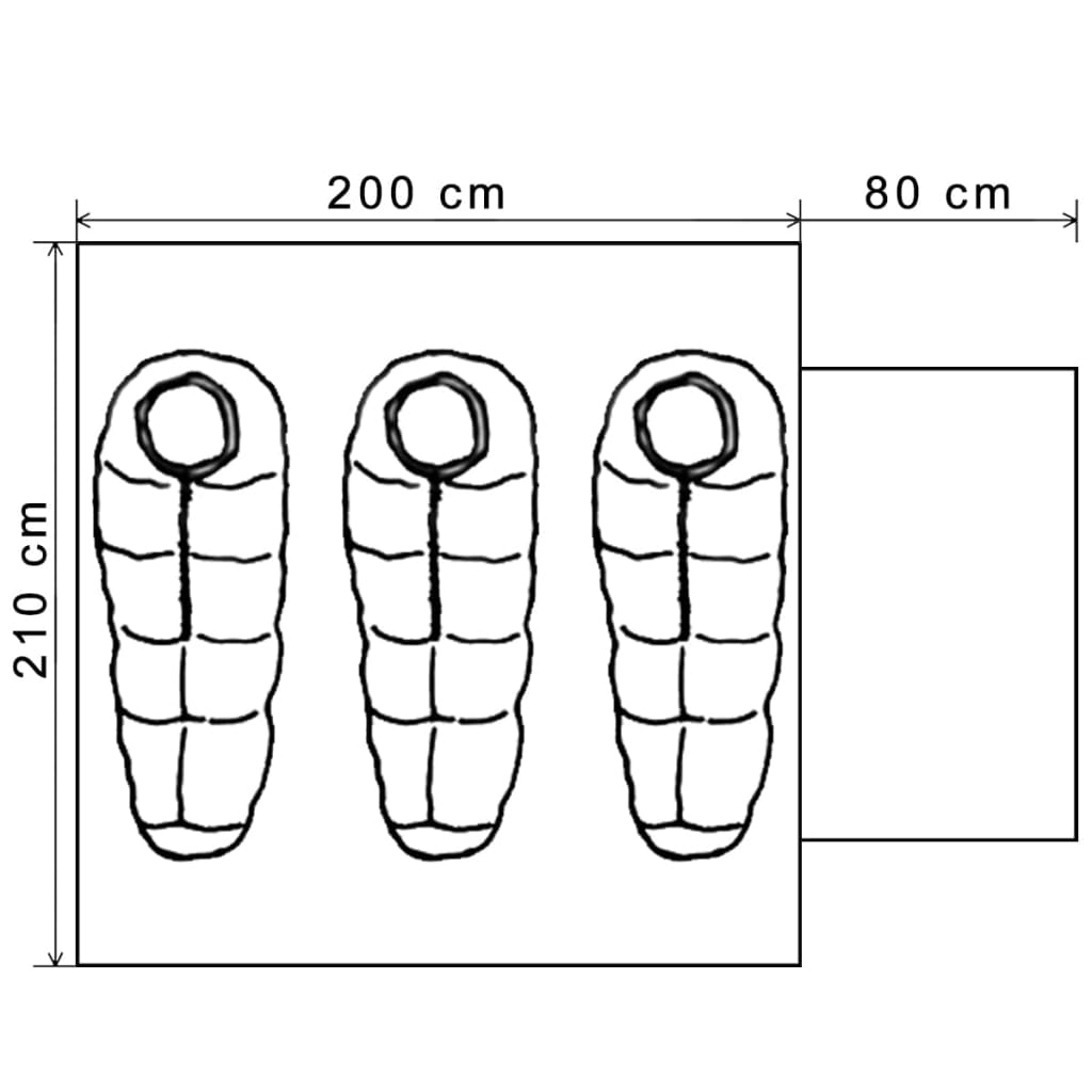 3 hengen teltta Sininen - Harrastajankoti.fi