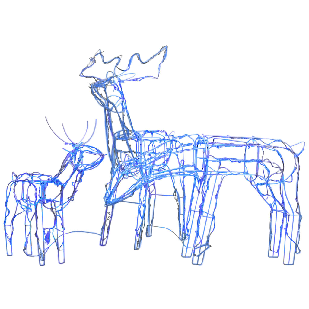 3-osainen Poro jouluvalokoriste 229 LEDiä - Harrastajankoti.fi