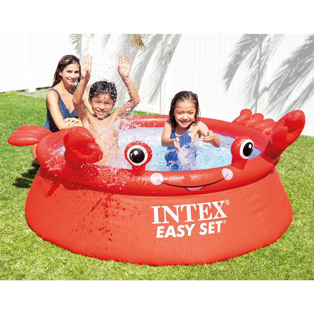 INTEX Happy Crab ilmatäytteinen uima-allas Easy Set 183x51 cm - Harrastajankoti.fi