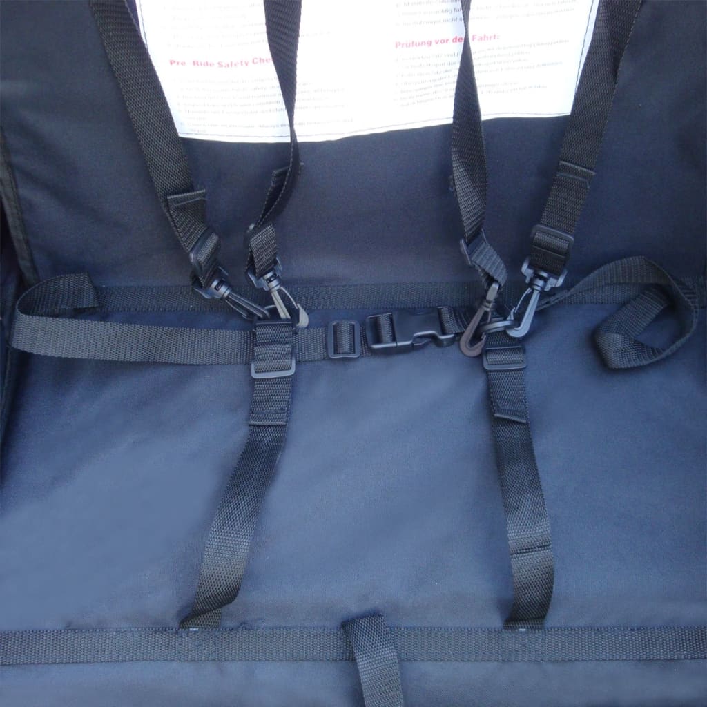 Polkupyörän Peräkärry Lapsille Lisäliittimellä Punainen 36 kg - Harrastajankoti.fi