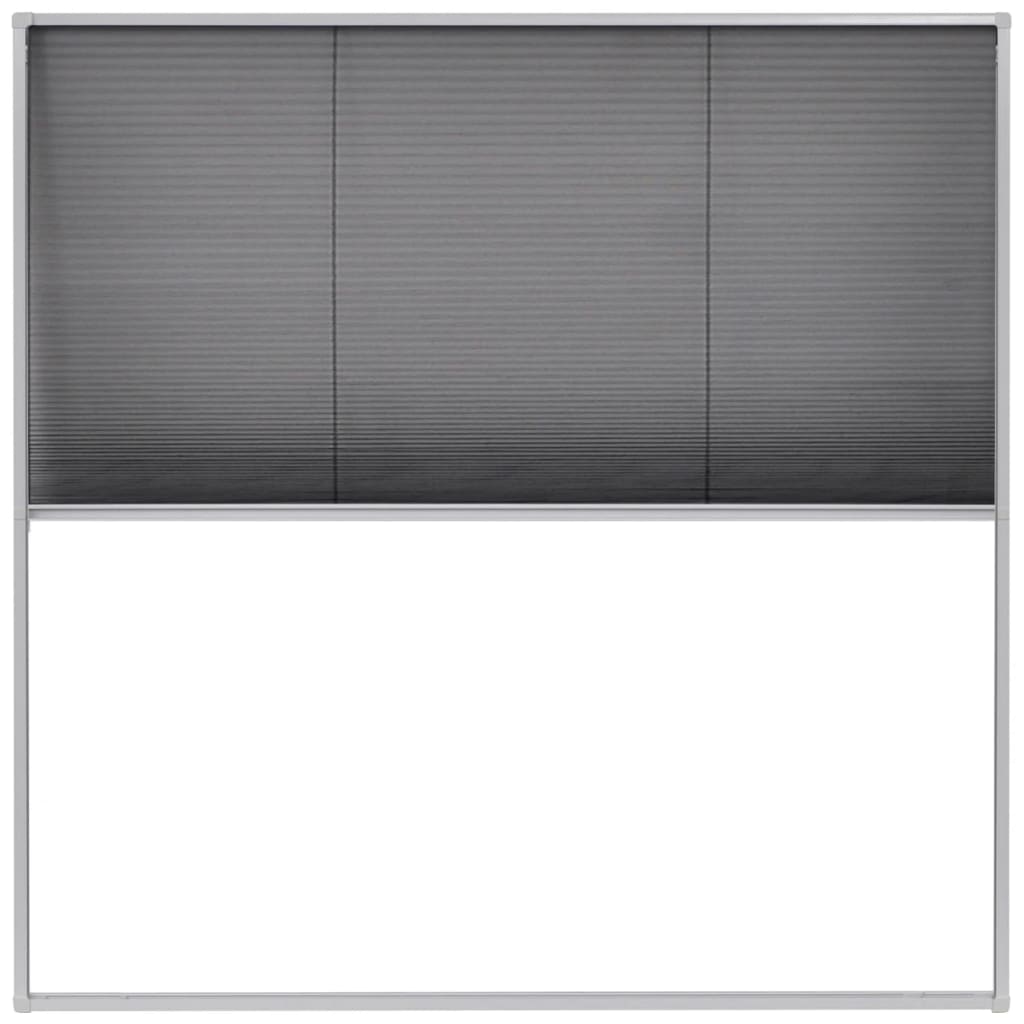 Laskostettu hyönteisverkko ikkunaan 120x120 cm Alumiini - Harrastajankoti.fi