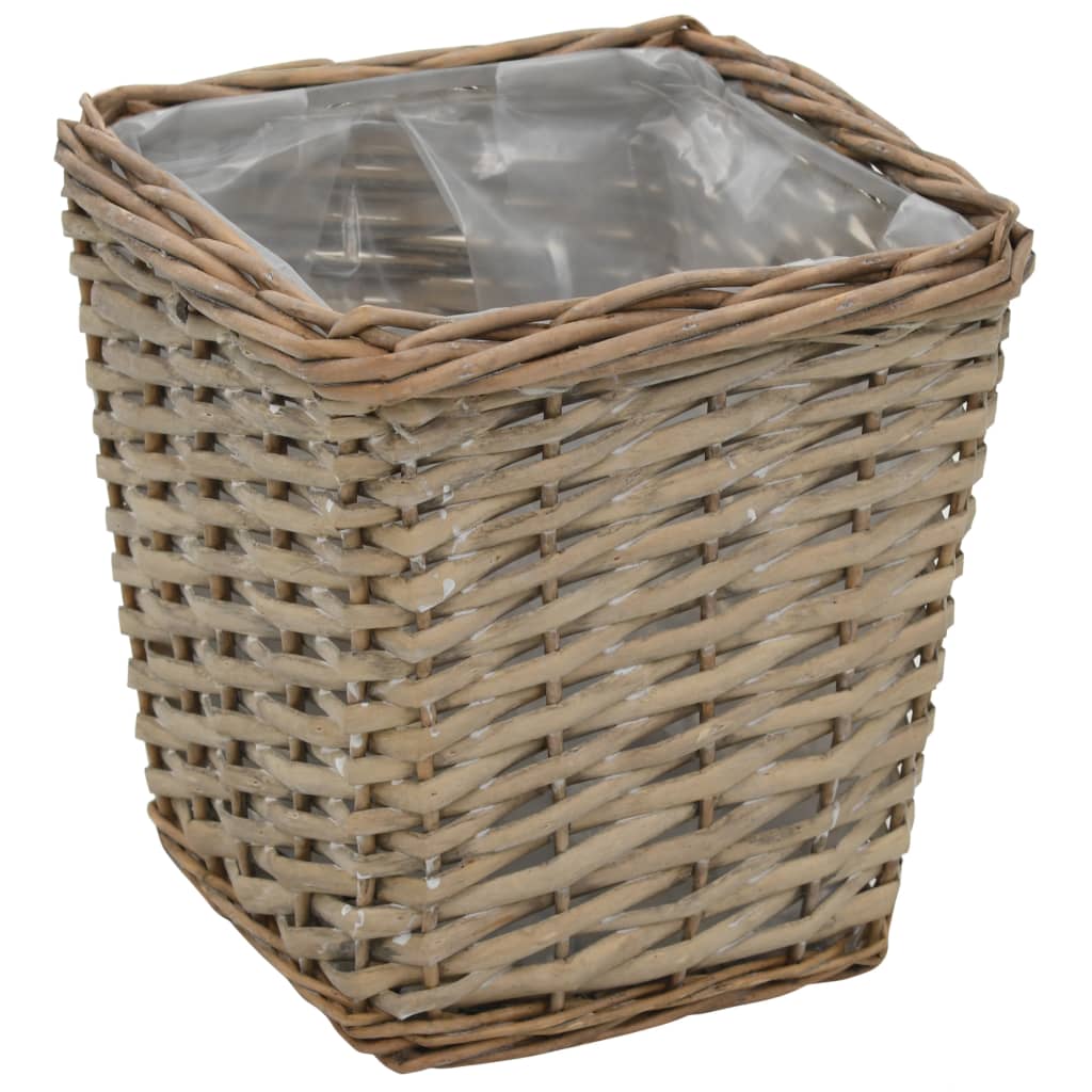 Korotettu kukkalaatikko 3 kpl paju PE-vuorella - Harrastajankoti.fi