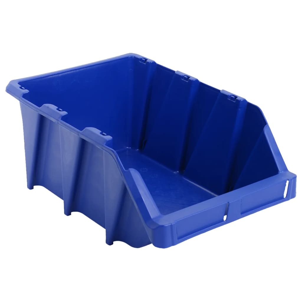Pinottavat säilytyslokerot 20 kpl 265x420x178 mm sininen - Harrastajankoti.fi
