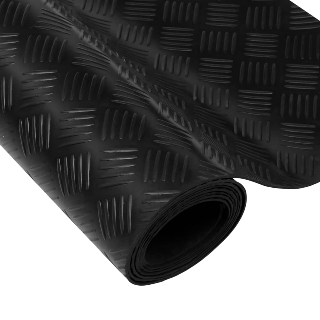 Lattiamatto liukumaton kumi 1,5x2 m 3 mm ruudut - Harrastajankoti.fi