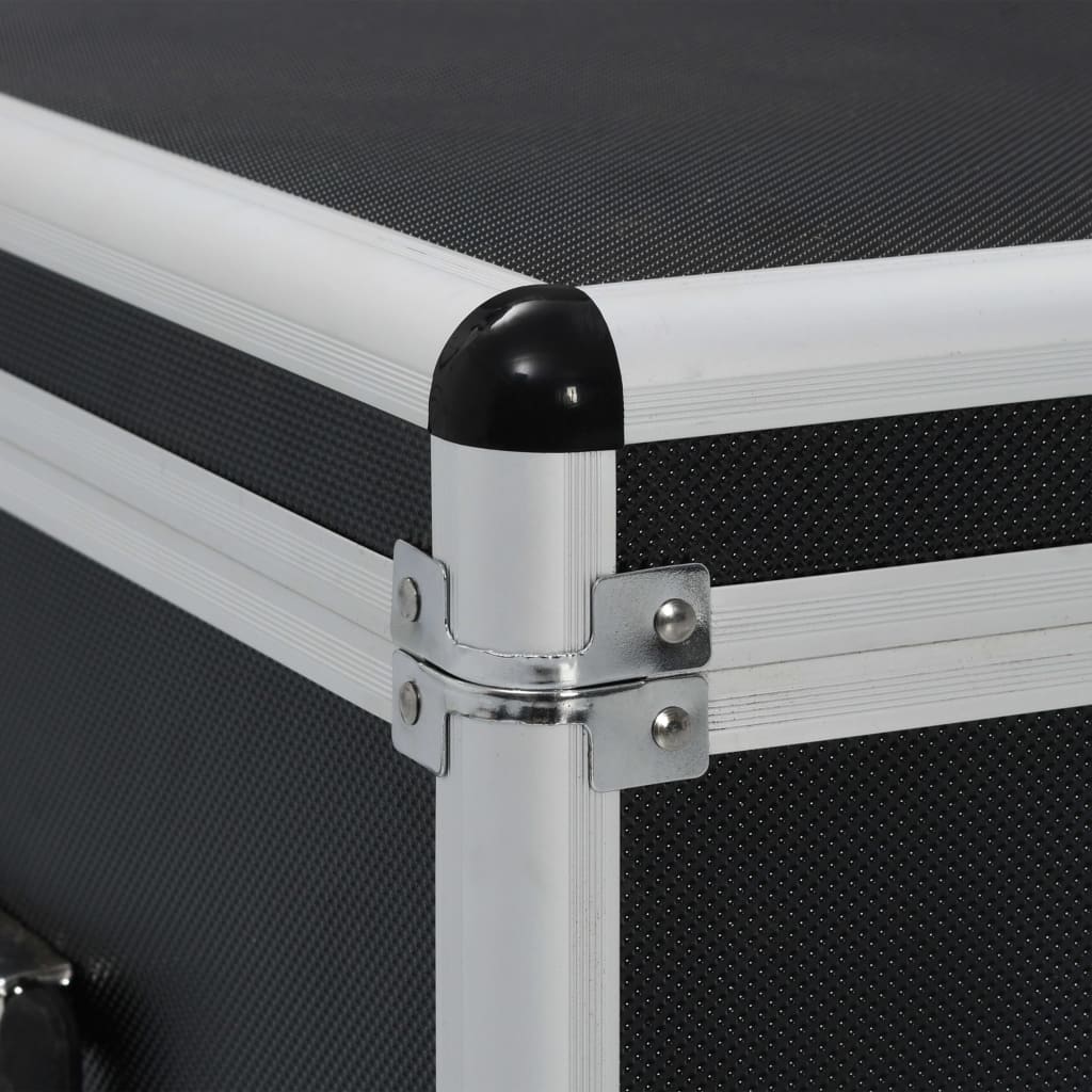 Säilytyslaatikot 3 kpl musta alumiini - Harrastajankoti.fi