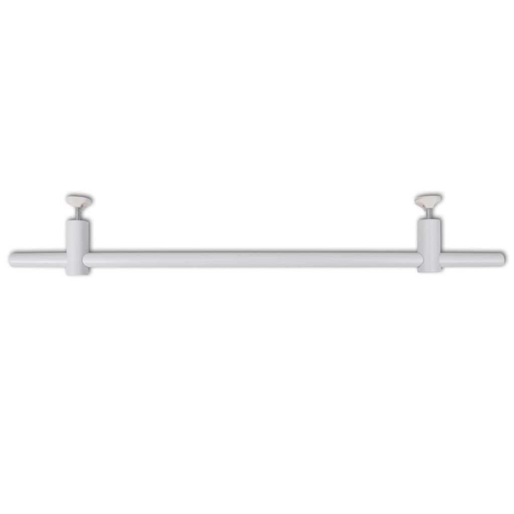 Lämmittävä Pyyheteline 542mm + Valkoinen Lämpöpaneeli 542 mm x 900 mm - Harrastajankoti.fi