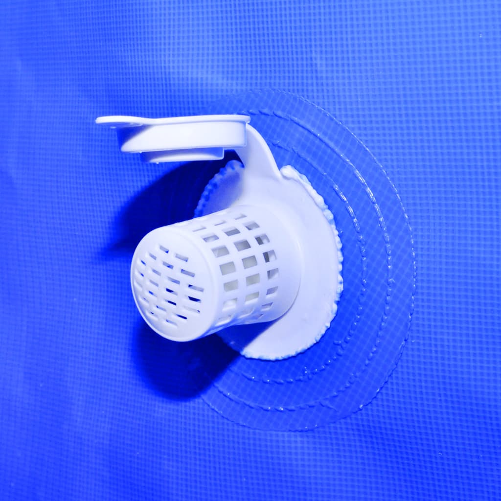 Pyöreä Uima-altaan Teräsrunko Portailla 457 x 122 cm - Harrastajankoti.fi