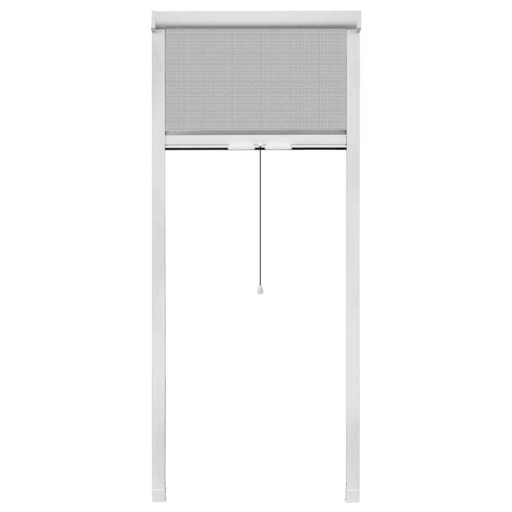 Valkoinen Alasrullattava Hyönteisverho Ikkunaan 60 x 150 cm - Harrastajankoti.fi