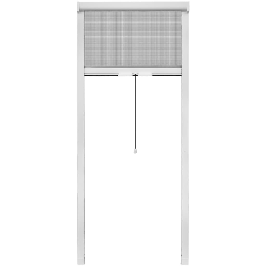 Valkoinen Alasrullattava Hyönteisverho Ikkunaan 80 x 170 cm - Harrastajankoti.fi