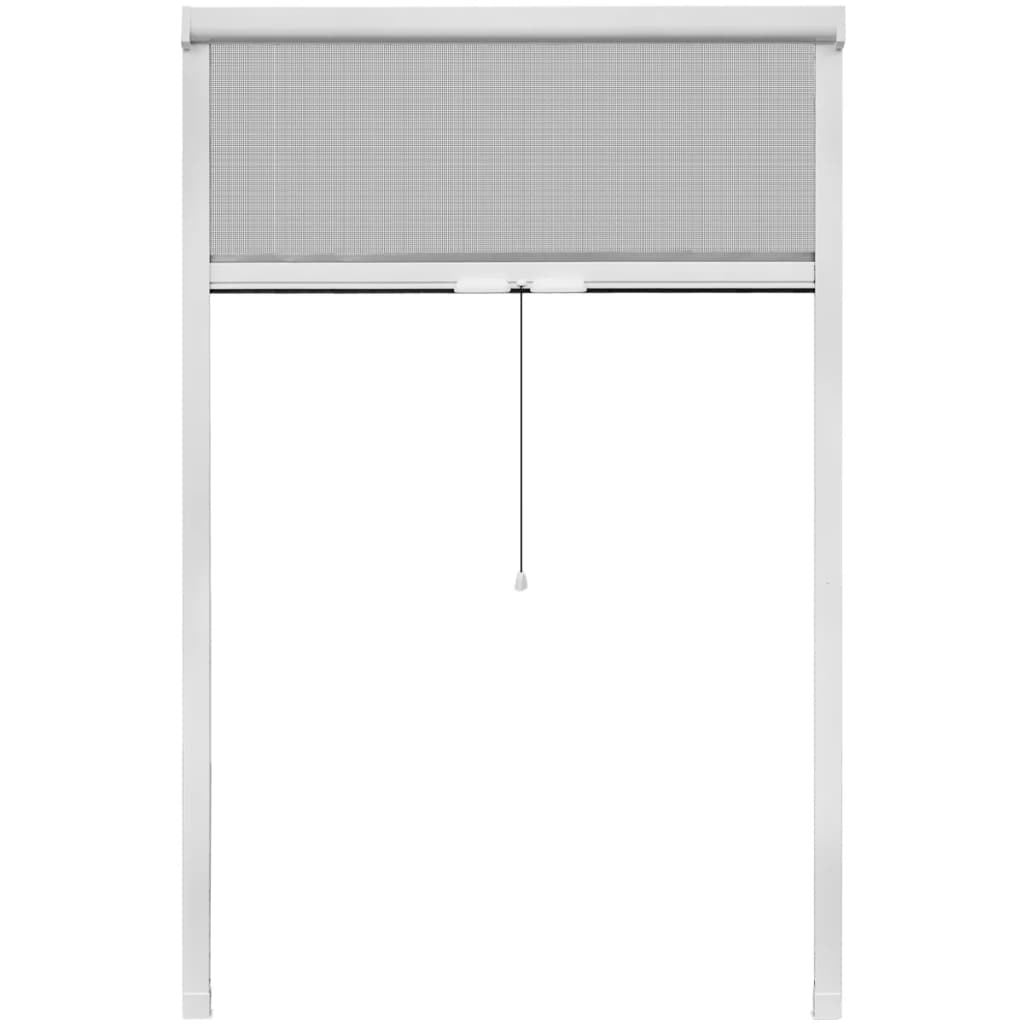 Valkoinen Alasrullattava Hyönteisverho Ikkunaan 120 x 170 cm - Harrastajankoti.fi