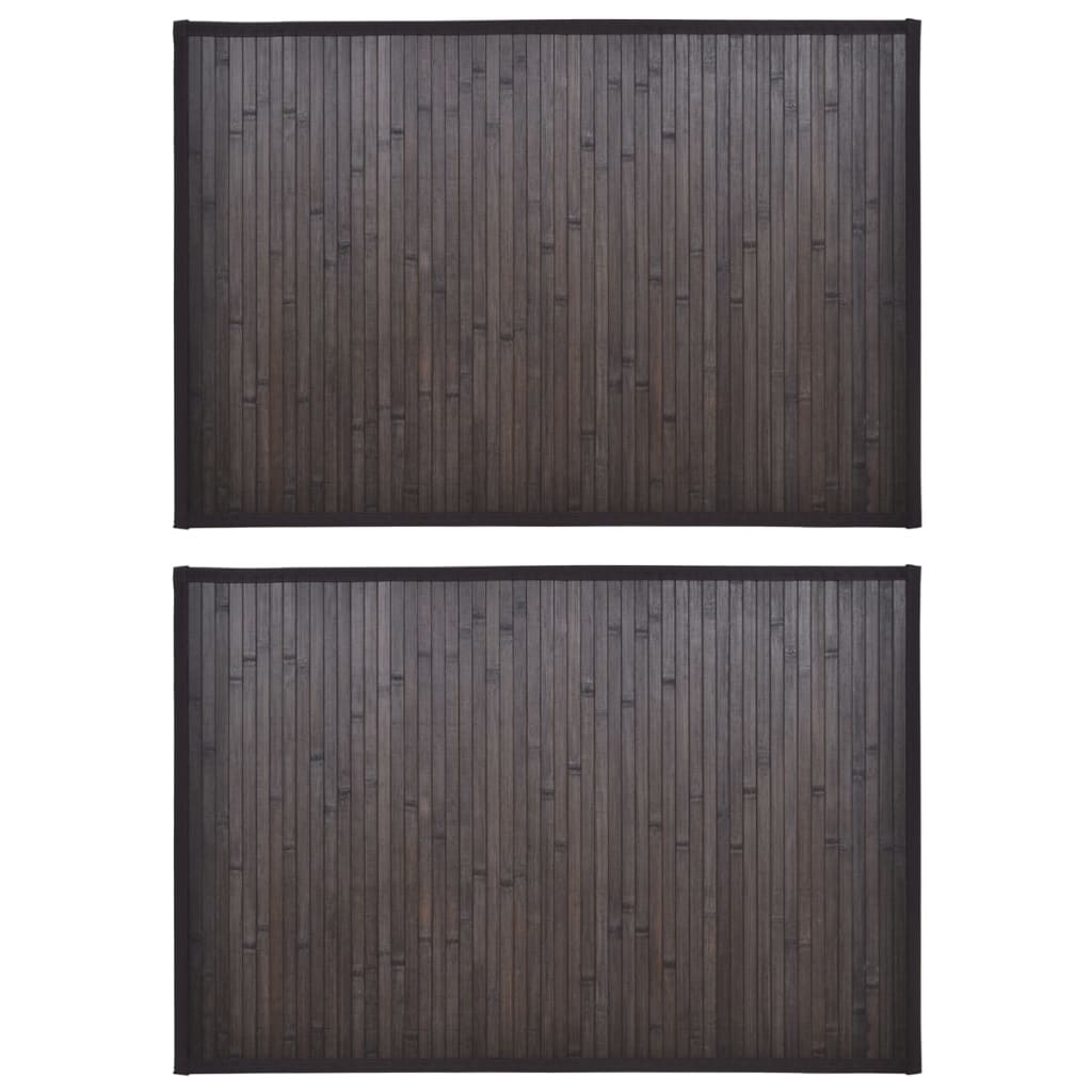 Bambu Kylpymatto 2 kpl 40 x 50 cm Tummanruskea - Harrastajankoti.fi