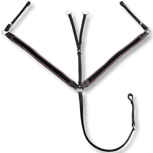 Leather Elastiset pienen hevosen rintaremmit martingaalilla säädettävä - Harrastajankoti.fi