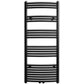 Musta Kylpyhuoneen Keskuslämmitys Pyyheteline Kaareva 600 x 1424 mm - Harrastajankoti.fi