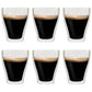 Tuplaseinäiset Latte macchiato lasit 6 kpl 370 ml - Harrastajankoti.fi