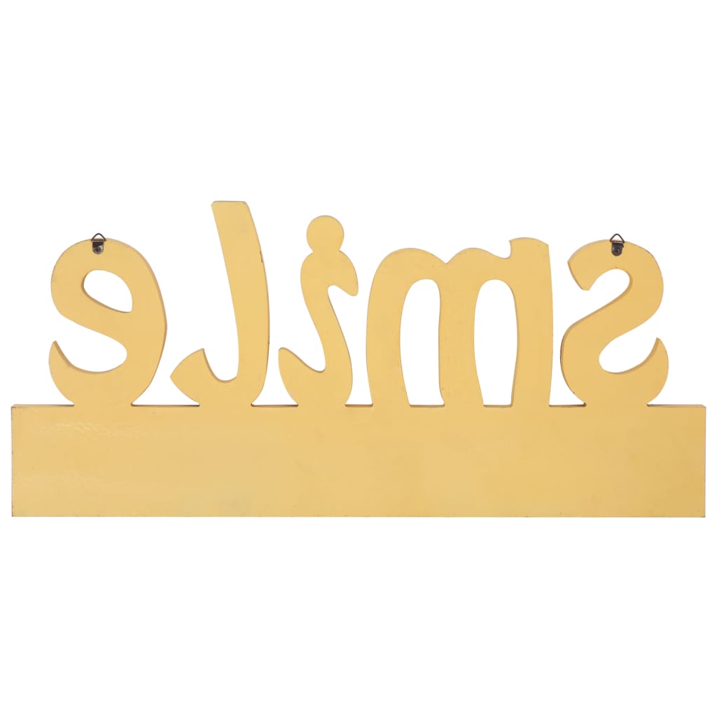 Seinälle kiinnitettävä naulakko SMILE 50x23 cm - Harrastajankoti.fi