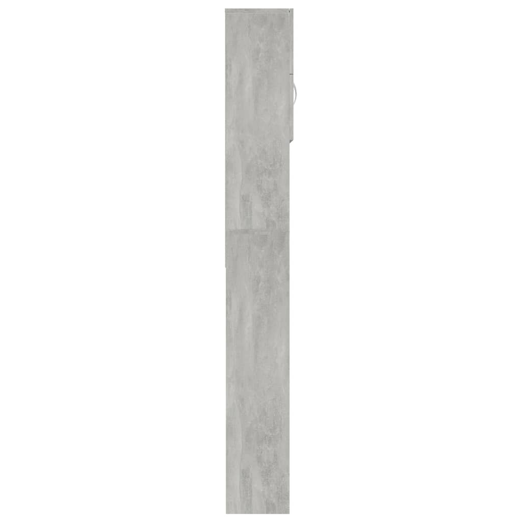 Pesukonekaappi betonin harmaa 64x25,5x190 cm - Harrastajankoti.fi