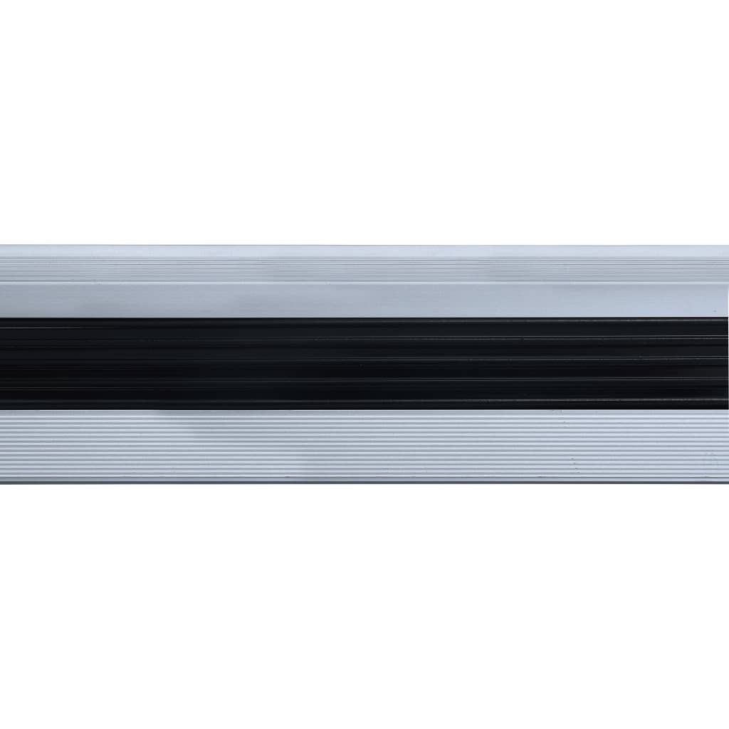 L-muotoiset portaikon suojukset 15 kpl alumiini 134 cm hopea - Harrastajankoti.fi