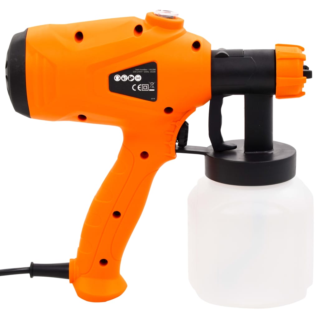 Sähköinen maaliruiskupistooli 350 W 800 ml - Harrastajankoti.fi