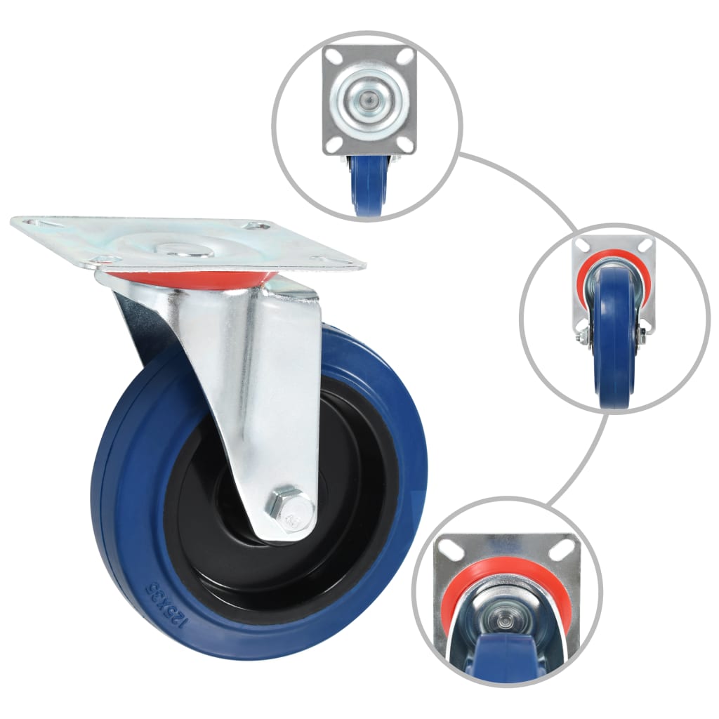 Rullapyörät 12 kpl 125 mm - Harrastajankoti.fi