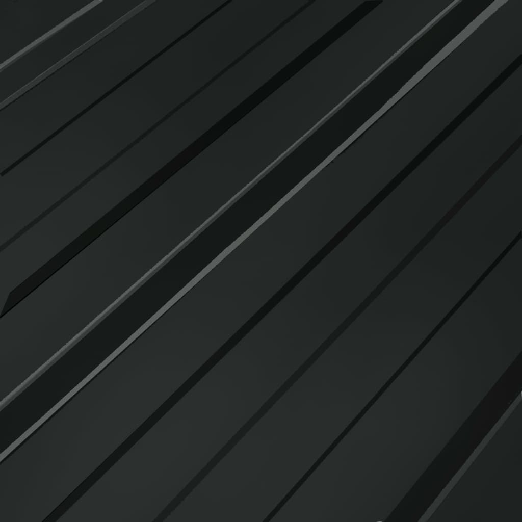 Kattopaneelit 12 kpl galvanoitu teräs antrasiitti - Harrastajankoti.fi