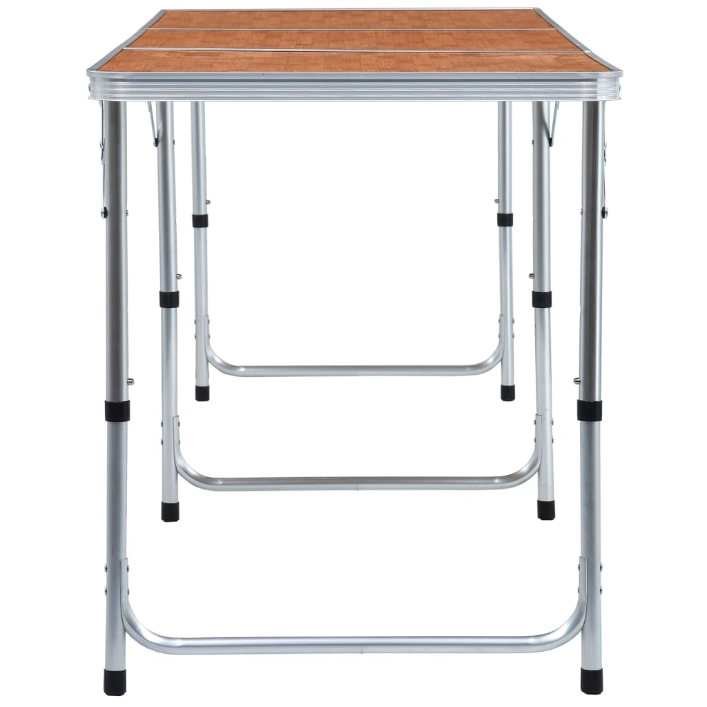 Kokoontaitettava retkipöytä alumiini 180x60 cm - Harrastajankoti.fi