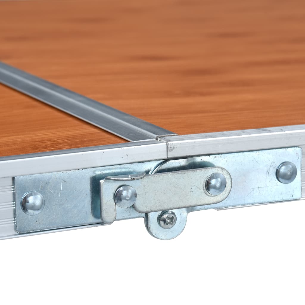 Kokoontaitettava retkipöytä alumiini 180x60 cm - Harrastajankoti.fi