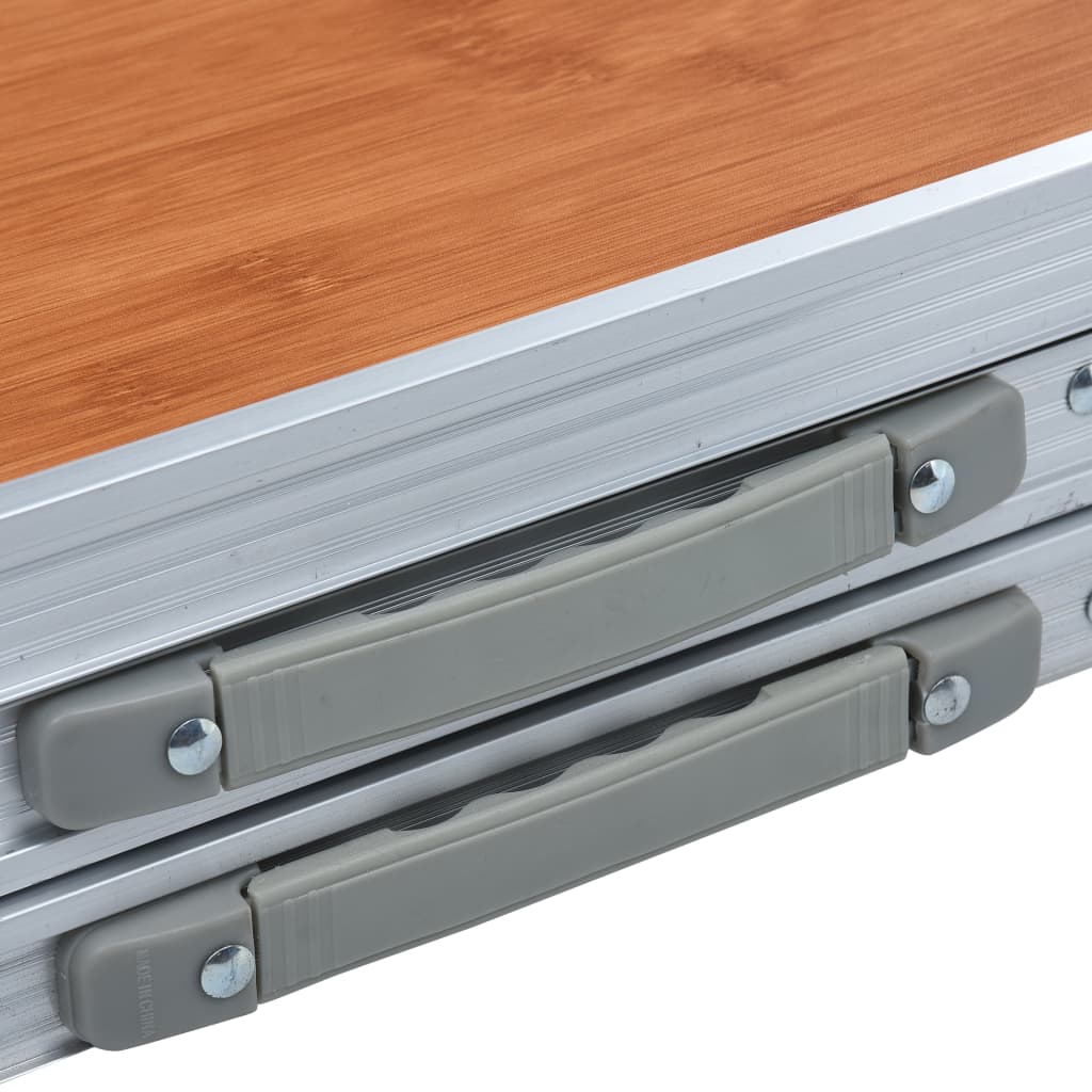 Kokoontaitettava retkipöytä alumiini 180x60 cm - Harrastajankoti.fi