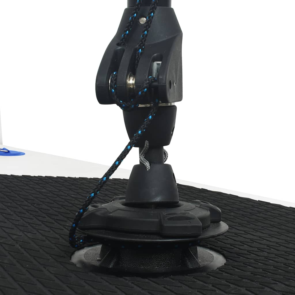 Täytettävä SUP-lautasarja purjeella sininen ja valkoinen - Harrastajankoti.fi