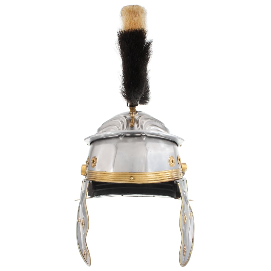 Roomalaisen sotilaan kypärä antiikki kopio hopea teräs - Harrastajankoti.fi