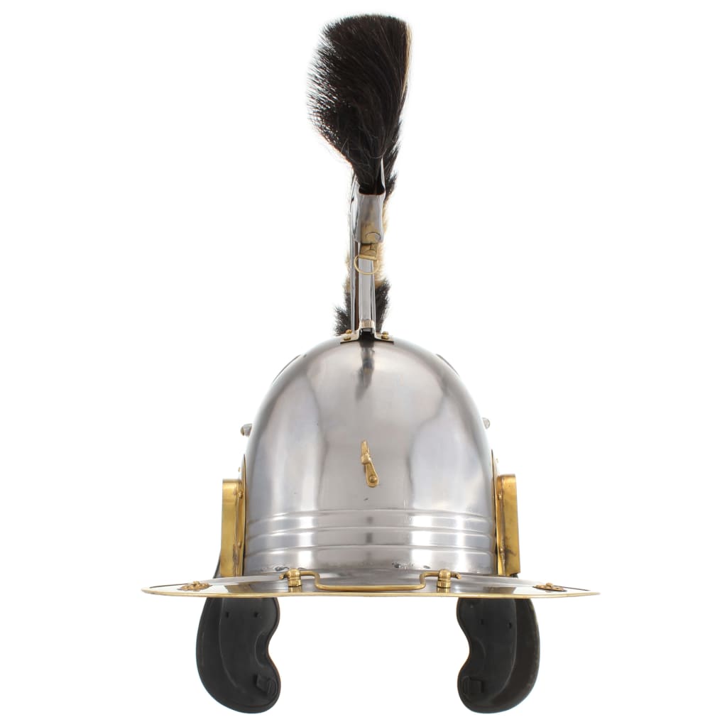 Roomalaisen sotilaan kypärä antiikki kopio hopea teräs - Harrastajankoti.fi