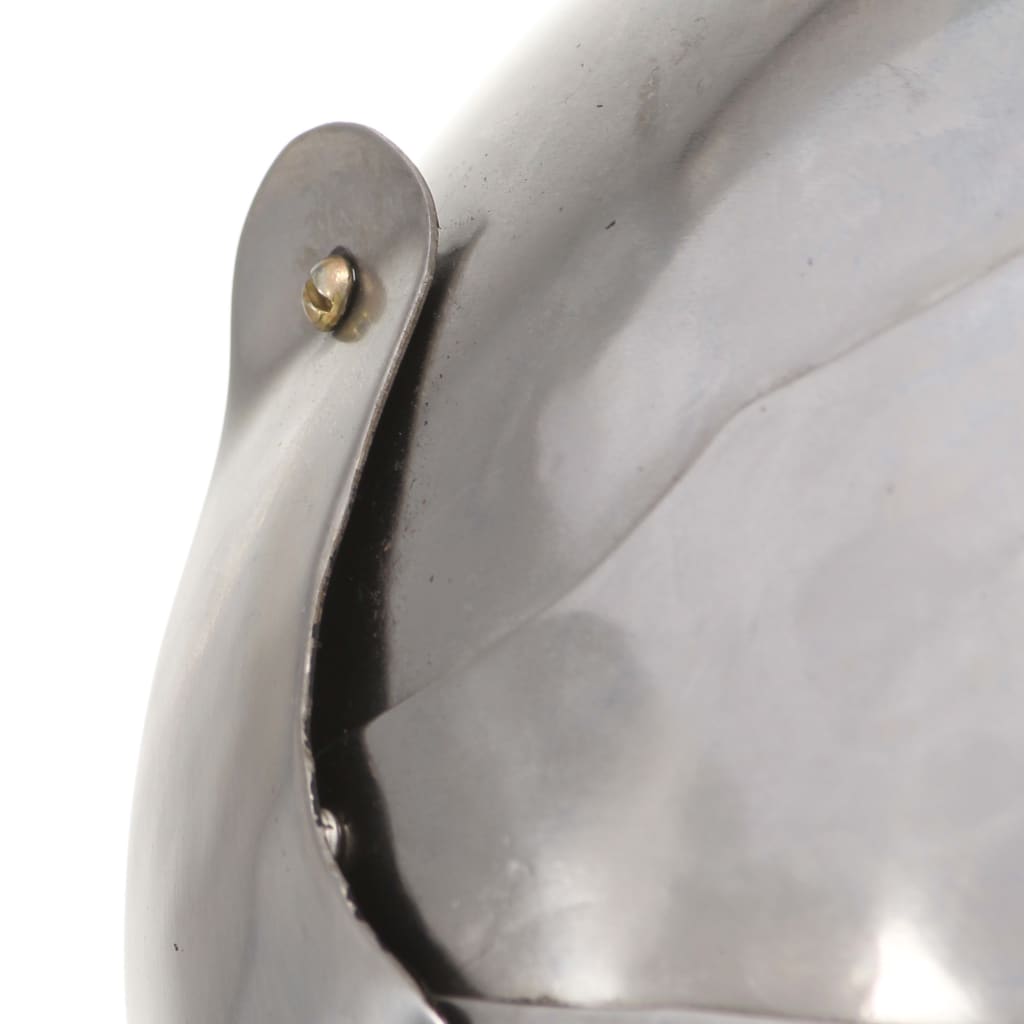 Keskiaikaisen ritarin kypärä antiikki kopio hopea teräs - Harrastajankoti.fi