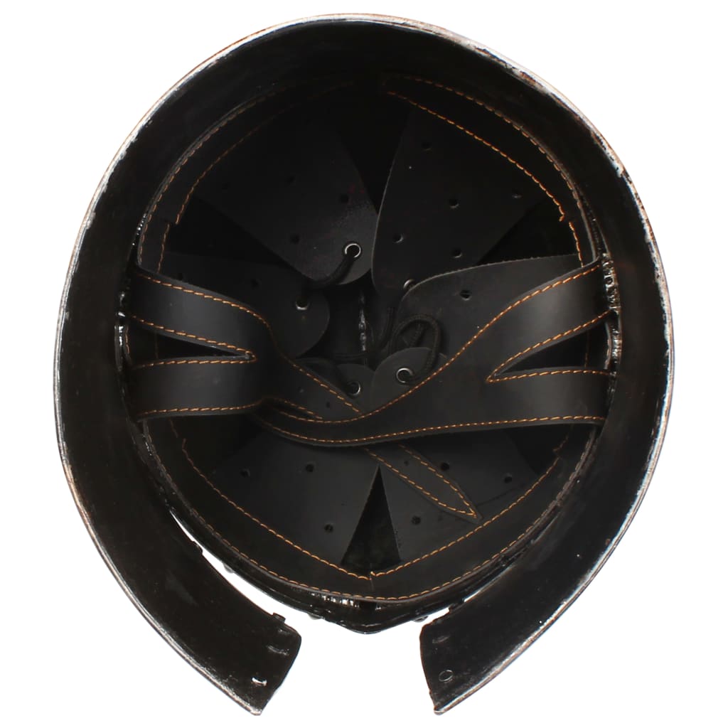 Keskiaikaisen ritarin kypärä antiikki kopio hopea teräs - Harrastajankoti.fi