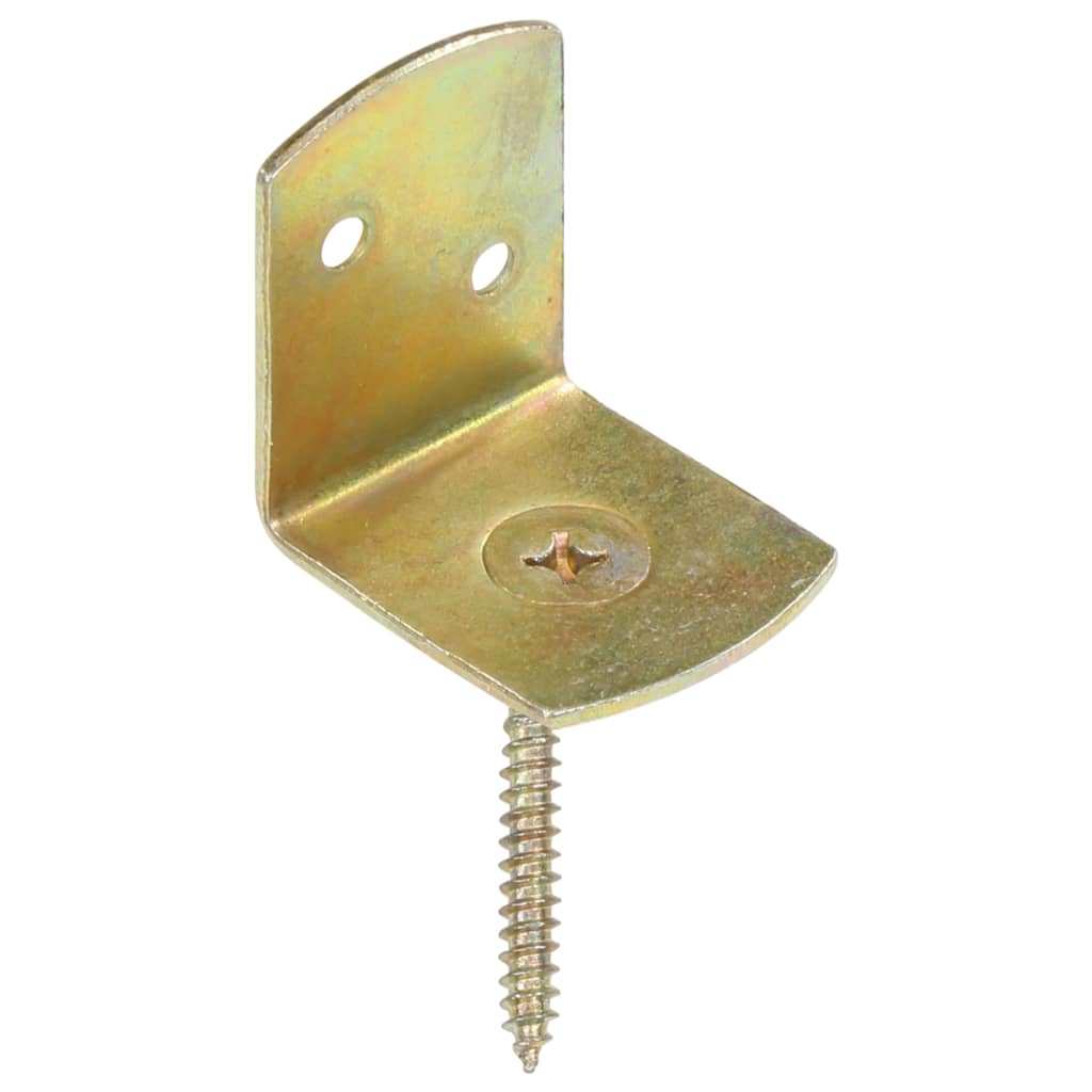 Aitapaneelin kiinnikkeet 48 kpl L-muoto galvanoitu metalli - Harrastajankoti.fi