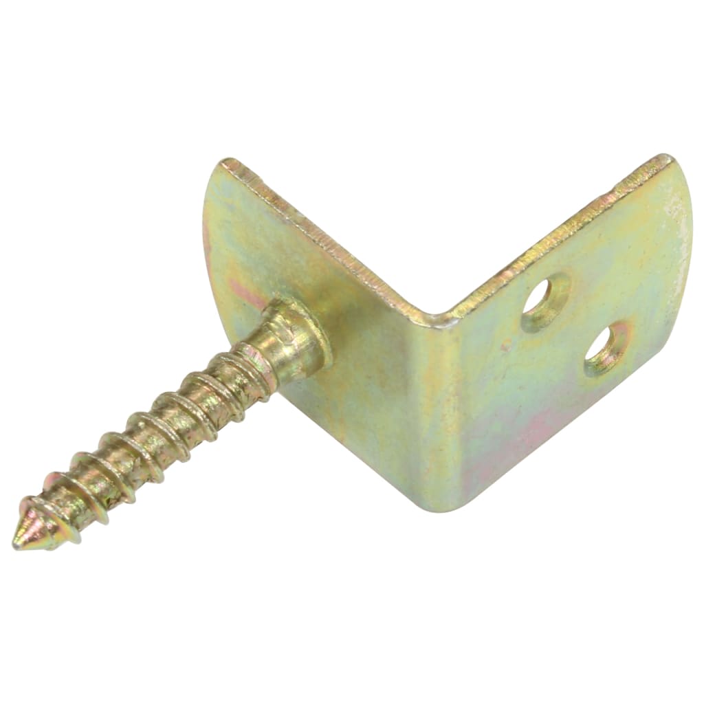 Aitapaneelin kiinnikkeet 48 kpl L-muoto galvanoitu metalli - Harrastajankoti.fi