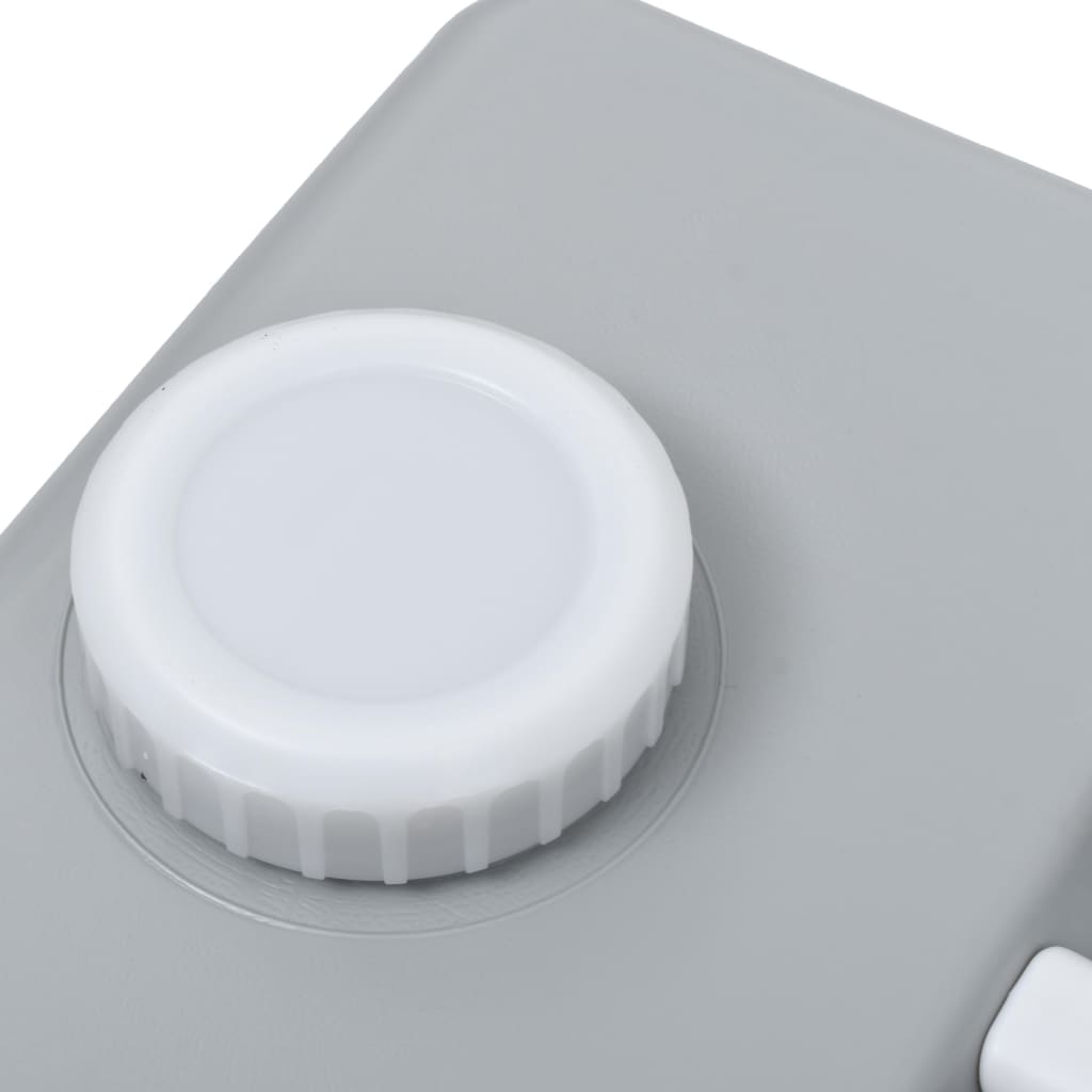 Pyörillä varustettu vesisäiliö retkeilyyn 25 l harmaa - Harrastajankoti.fi