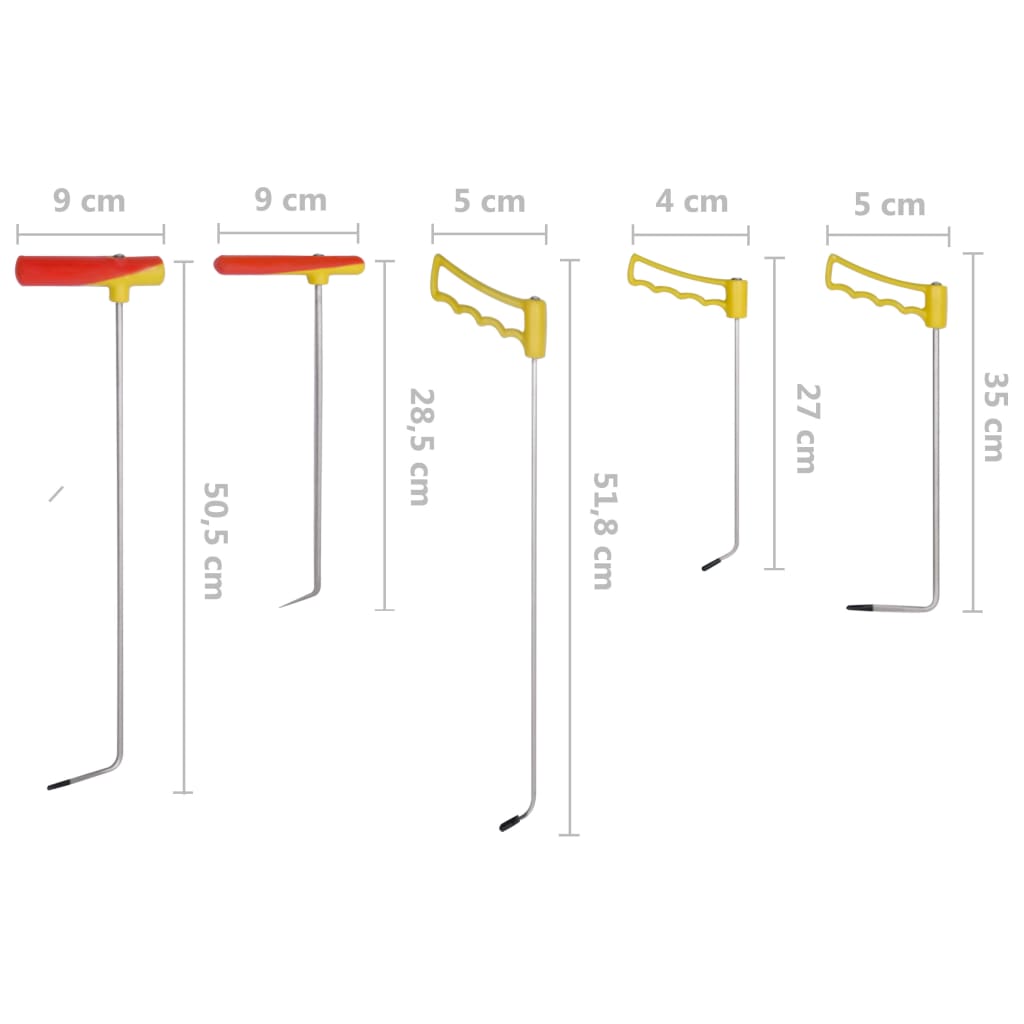 5-osainen Maaliton lommojen korjaussarja jousiteräs - Harrastajankoti.fi
