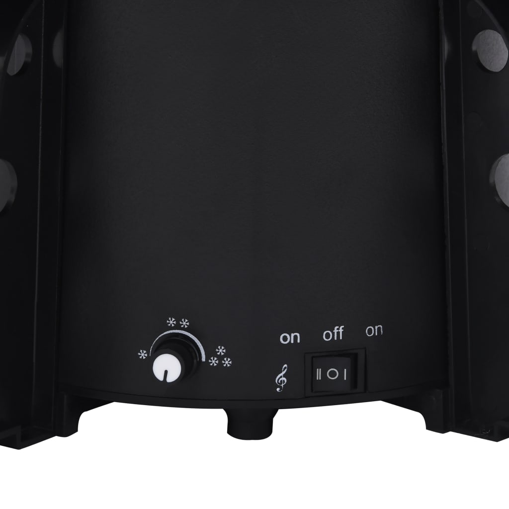 Lunta satava joulukuusi sateenvarjopohjalla musta 140 cm PVC - Harrastajankoti.fi