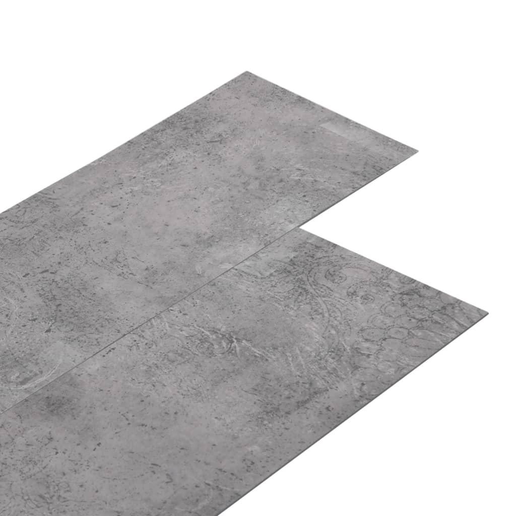 PVC lattialankku ei-itsekiinnittyvä 5,26 m² 2 mm sementinruskea - Harrastajankoti.fi