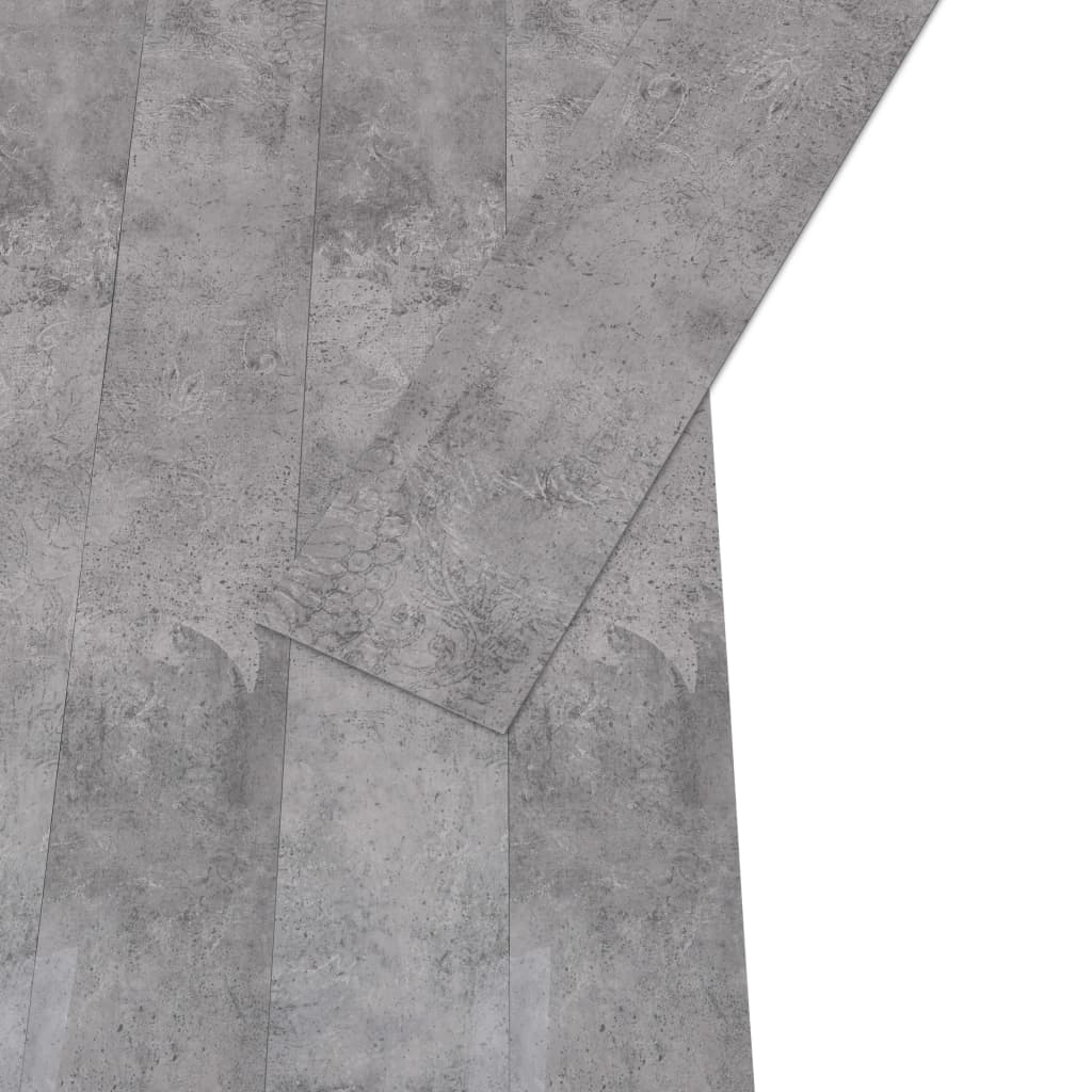 PVC lattialankku ei-itsekiinnittyvä 5,26 m² 2 mm sementinruskea - Harrastajankoti.fi