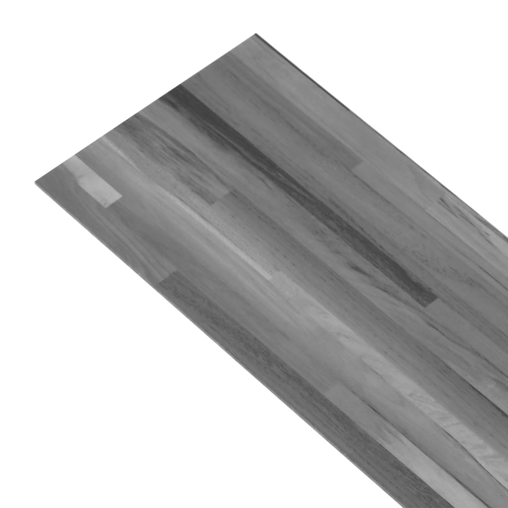 PVC lattialankku ei-itsekiinnittyvä 5,26 m² 2 mm raidat harmaa - Harrastajankoti.fi