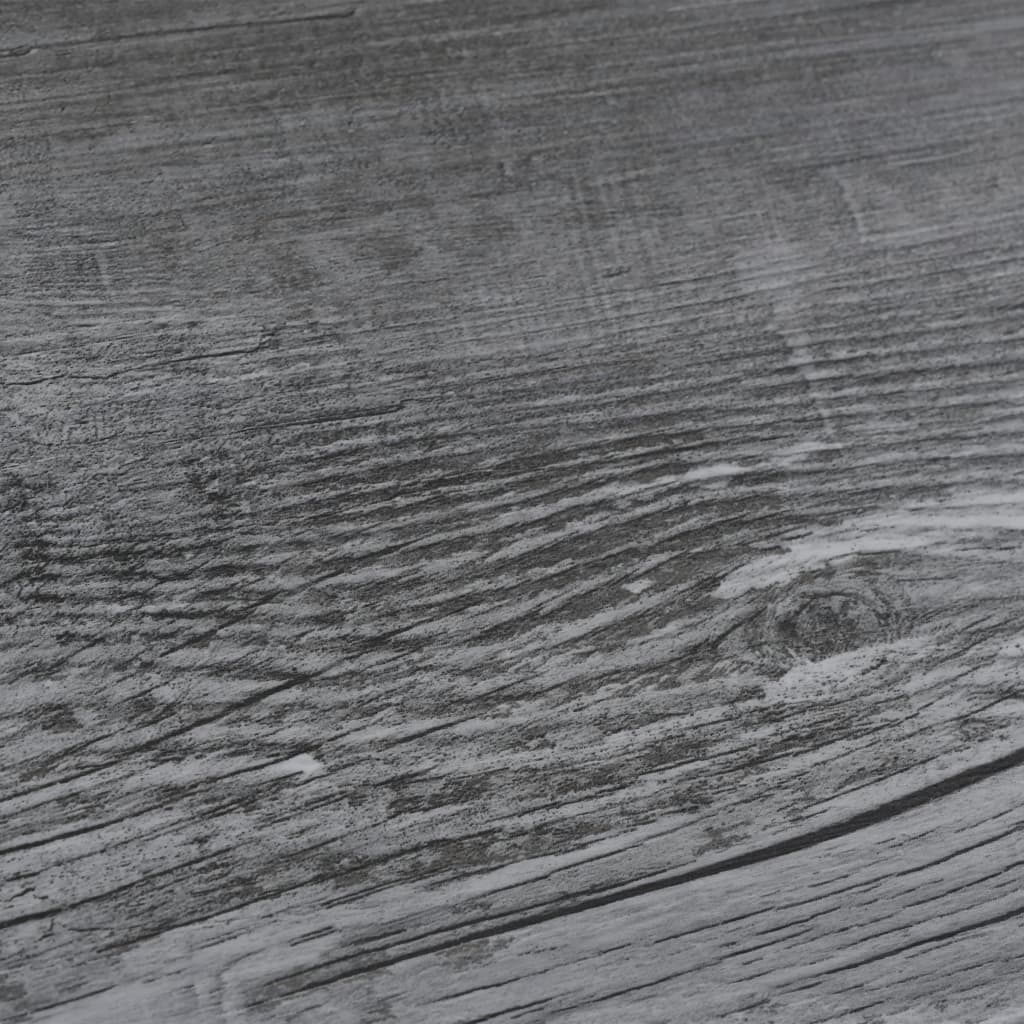 PVC-lattialankut 4,46 m² 3 mm itseliimautuva kiiltävä harmaa - Harrastajankoti.fi